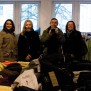 Manfred Neder, Nicole Obert, Claudia Zoellner, Andrea Skoreny in Berlin, shoppen; NederObert