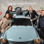Manfred Neder, Nicole Obert, Claudia Zoellner, Andrea Skoreny in Berlin mit Trabbi; NederObert